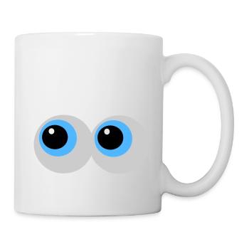 Augen zu - Tasse - Weiß - Rechts