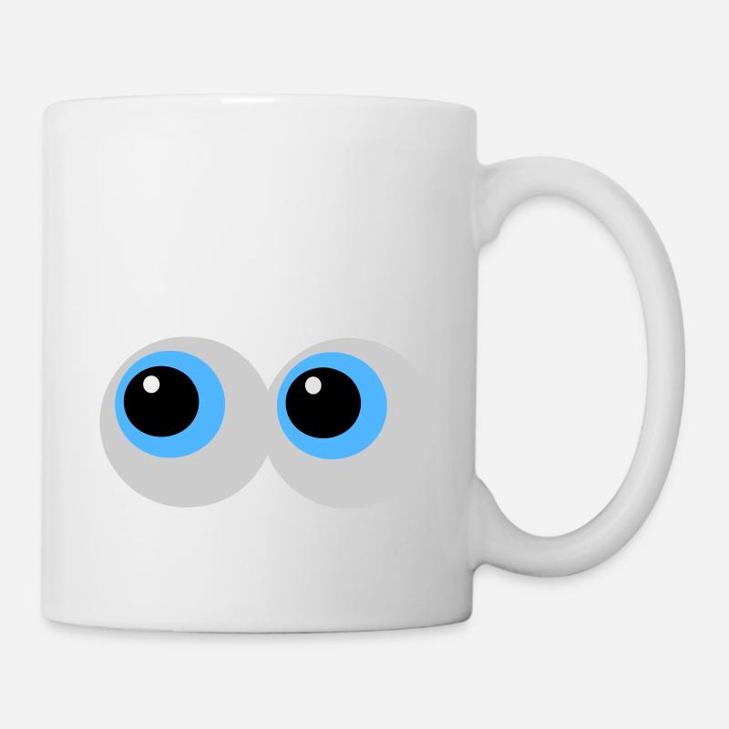 Augen zu - Tasse - Weiß
