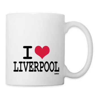 ich liebe liverpool by wam - Tasse - Weiß - Rechts