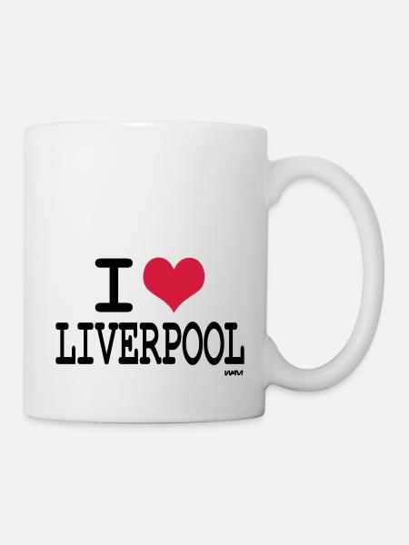 i love by wam - Mug - white