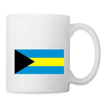 Drapeau des Bahamas - Mug blanc - blanc - Droite