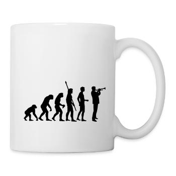 evolution_trompeter - Mug - white - Right