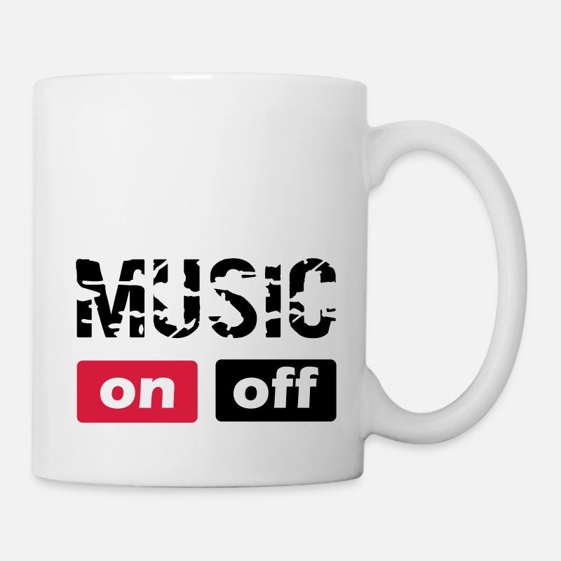 musique - Mug blanc - blanc