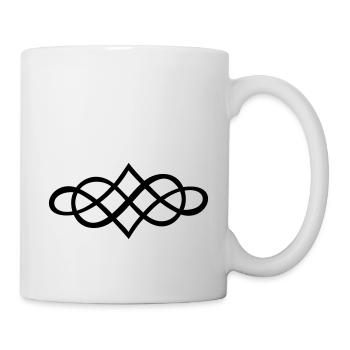 infinity ornament (1c) - Tasse - Weiß - Rechts