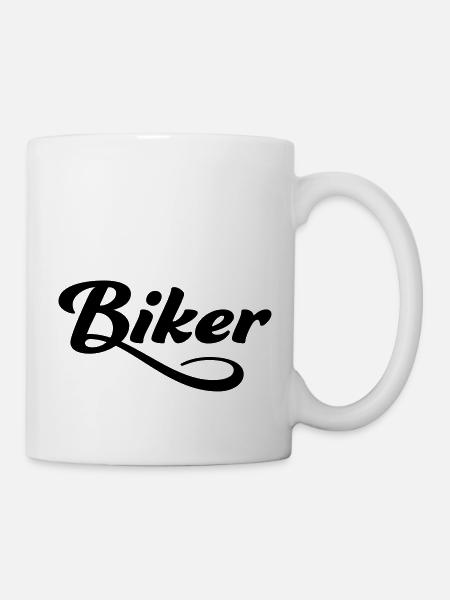 Biker - Tasse - Weiß
