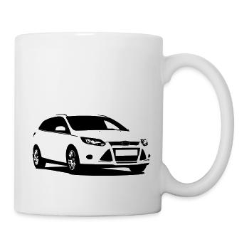 Focus - Tasse - Weiß - Rechts