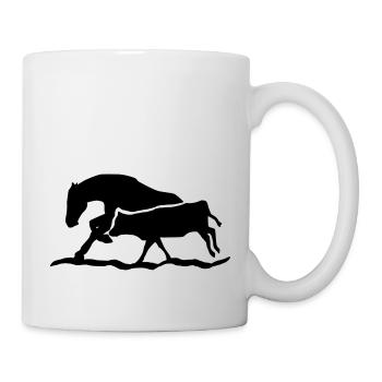 Cow Horse - Tasse - Weiß - Rechts