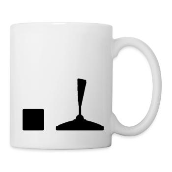 Stockschießen - Tasse - Weiß - Rechts