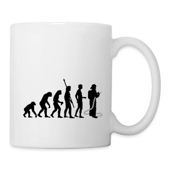 evolution_feuerwehr_b_2c - Tasse - Weiß - Rechts