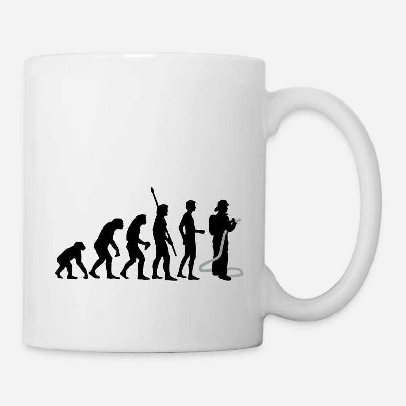 evolution_feuerwehr_b_2c - Mug - white