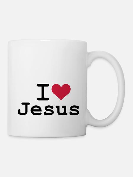 I Love Jesus - Mug - white