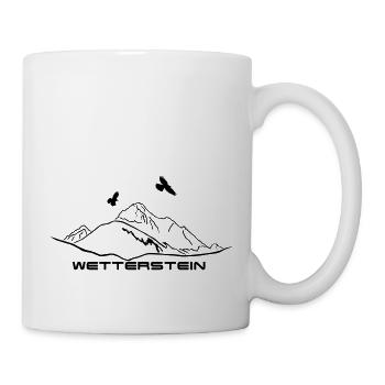 Wettersstein mit Bergdolen - Tasse - Weiß - Rechts