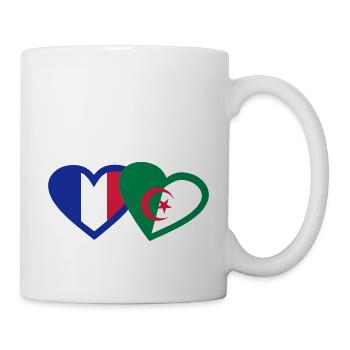 france algerie ensemble - Mug blanc - blanc - Droite