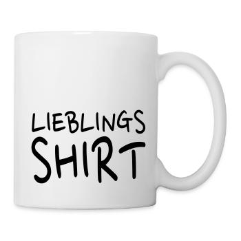lieblings Shirt - Tasse - Weiß - Rechts