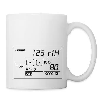 display2015 Einfarbig - Tasse - Weiß - Rechts