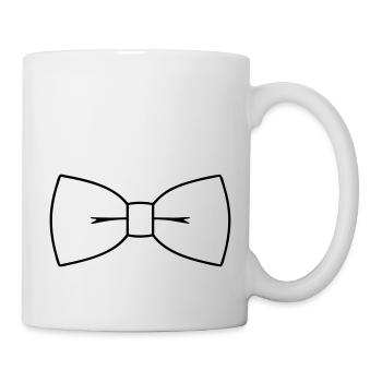 Fliege - Tasse - Weiß - Rechts