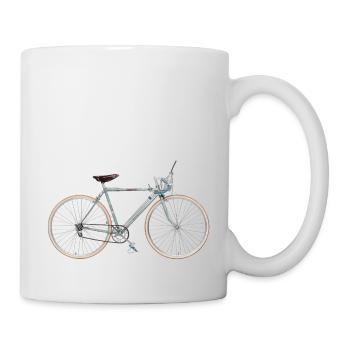 Rennrad 30er Jahre - Tasse - Weiß - Rechts