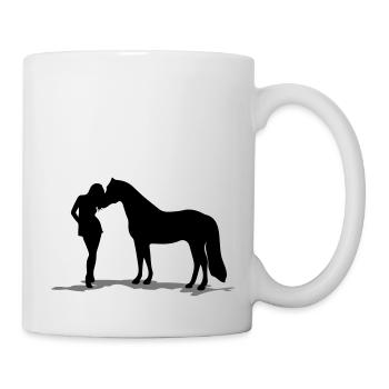 true love horse - Tasse - Weiß - Rechts