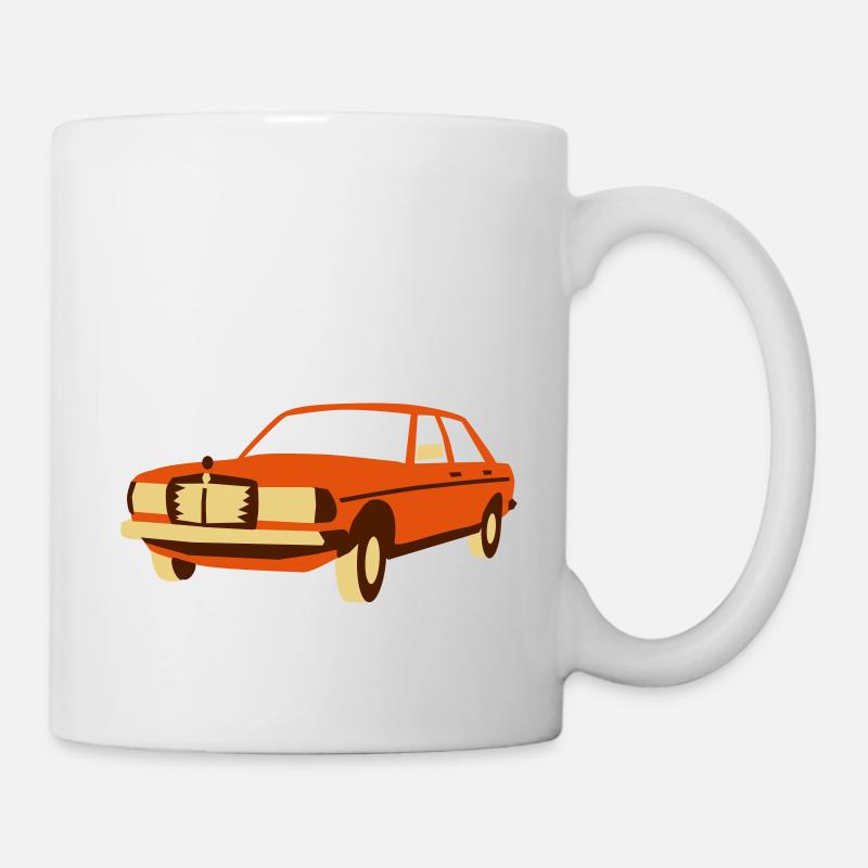 W123 Oldtimer - Tasse - Weiß