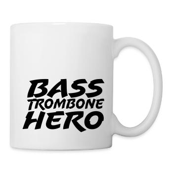 Bass Trombone Hero - Tasse - Weiß - Rechts