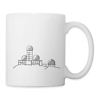 Listening station on Teufelsberg - Mug - white - Right