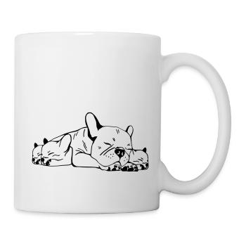French Bulldog Mama - Tasse - Weiß - Rechts