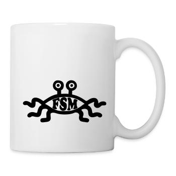 Flying Spaghetti Monster - Mug blanc - blanc - Droite