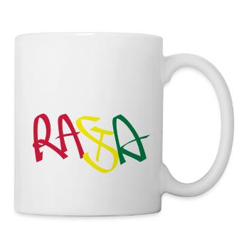 Rasta - Tasse - Weiß - Rechts