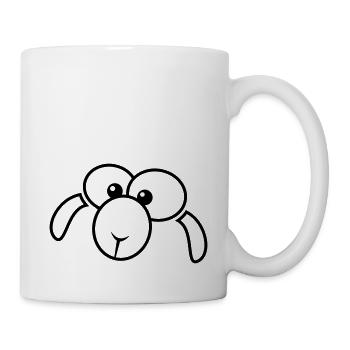 schafsgesicht_1c - Mug - white - Right