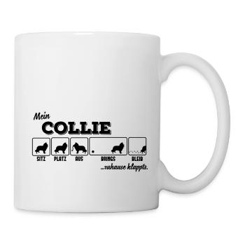 Mein Collie - zuhause klappts - Tasse - Weiß - Rechts