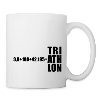 Triathlon Swim Bike Run - Tasse - Weiß - Rechts