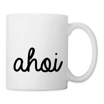 Ahoi. - Tasse - Weiß - Rechts