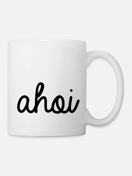 Ahoi. - Tasse - Weiß