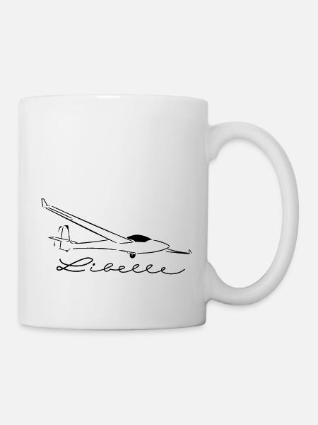 libelle_winglets - Tasse - Weiß