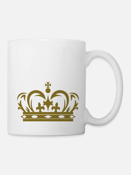 crown 03 plain 2010 10 05 1c - Tasse - Weiß