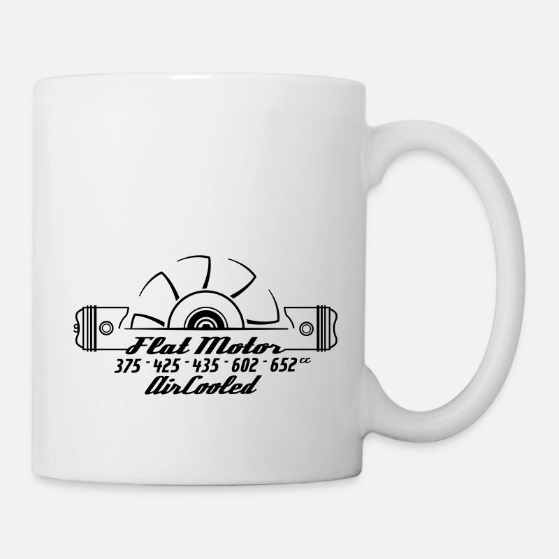 flat-motor - Mug blanc - blanc
