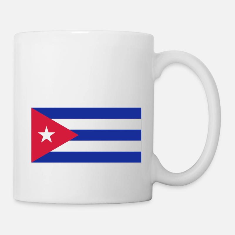 cuba flag - Tasse - Weiß