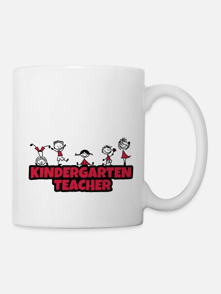 kindergarten teacher - Tasse - Weiß
