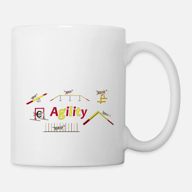 Agilité totale - Mug blanc - blanc