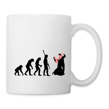 evolution_tanzpaar_a_2c - Tasse - Weiß - Rechts