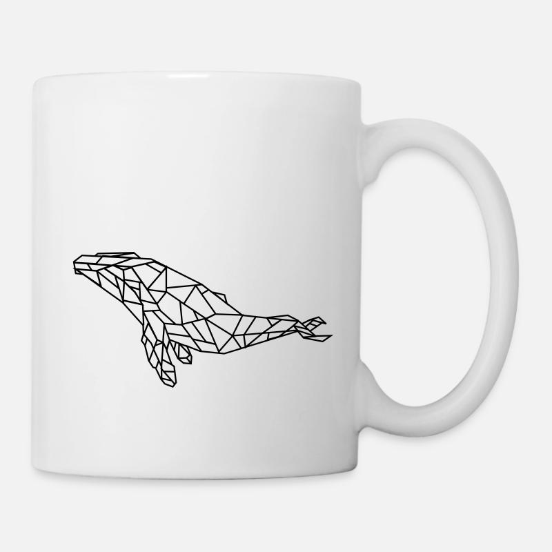 GEOMETRISCHER WAL - Tasse - Weiß