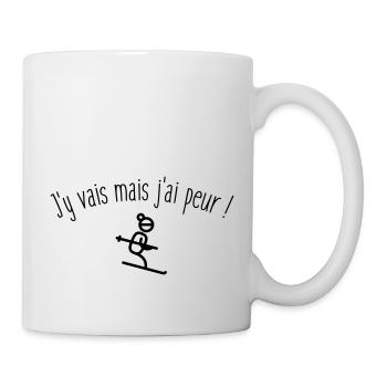 I go but I'm afraid - Mug - white - Right