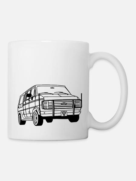 ChevyVan01_1 - Tasse - Weiß
