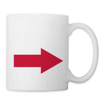 arrow - Mug - white - Right