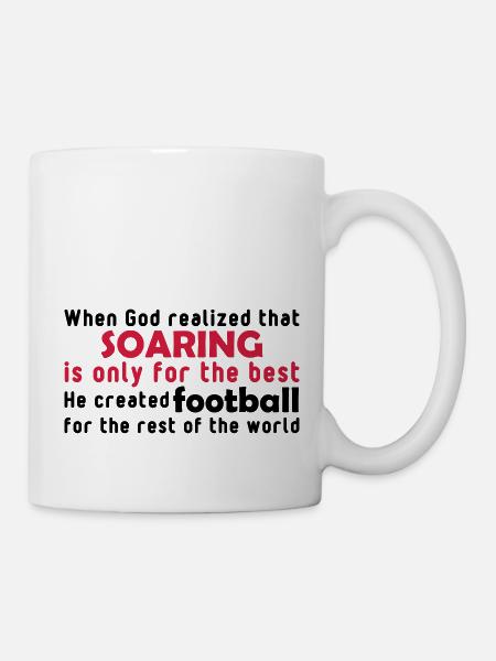 god soaring - Tasse - Weiß