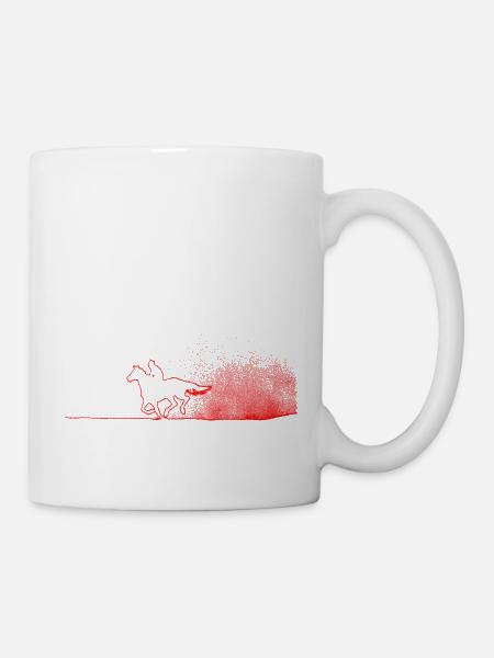 Reiter - Tasse - Weiß