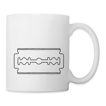 RAZOR BLADE SHAVER - Mug - white - Right
