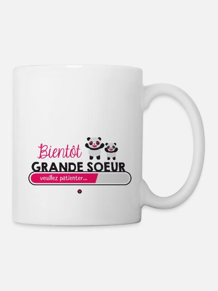 Bientôt grande sœur - Mug blanc - blanc