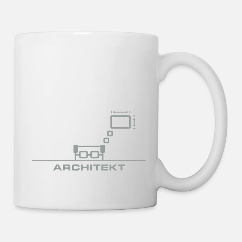 Architecte - Mug blanc - blanc