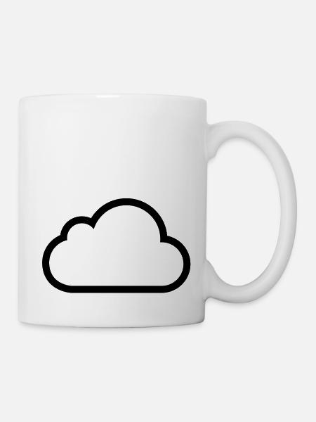 cloud - Tasse - Weiß